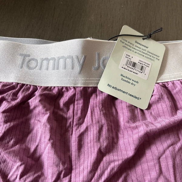 Tommy John Size Small Women's Second Skin Sleep Tee & Short Set Lilac NWT