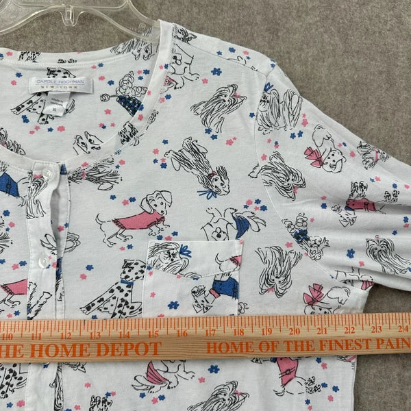 Sleep Sense Cotton Jersey Knit Dog Print Pajamas Set XL 2PC Sleepwear