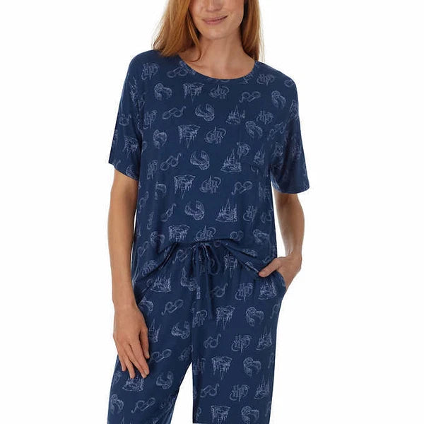 Wizarding World Harry Potter  Ladies' Capri 2-Piece Pajama Set