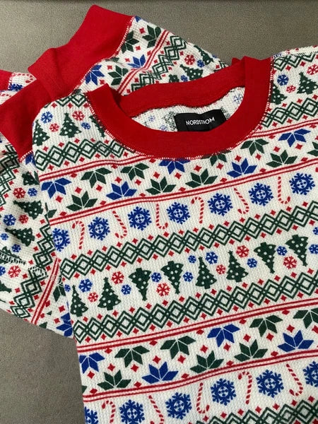 New Nordstrom  Thermal Thematic Pajama Set Size Medium M