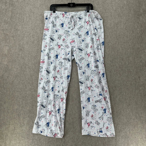 Sleep Sense Cotton Jersey Knit Dog Print Pajamas Set XL 2PC Sleepwear