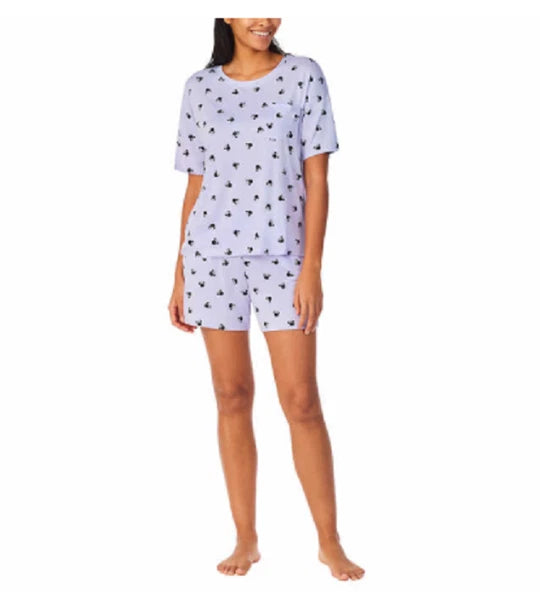 NEW Disney Women's 2 Piece Short Pajama Set Size Medium