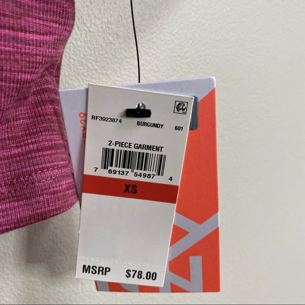 NWT Refinery29 Brick Pink Burgundy Shirt & Pants 2-Piece Pajama Set