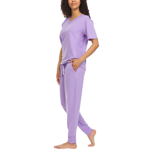 Flora Nikrooz Ladies' French Terry 3-piece Lounge Set